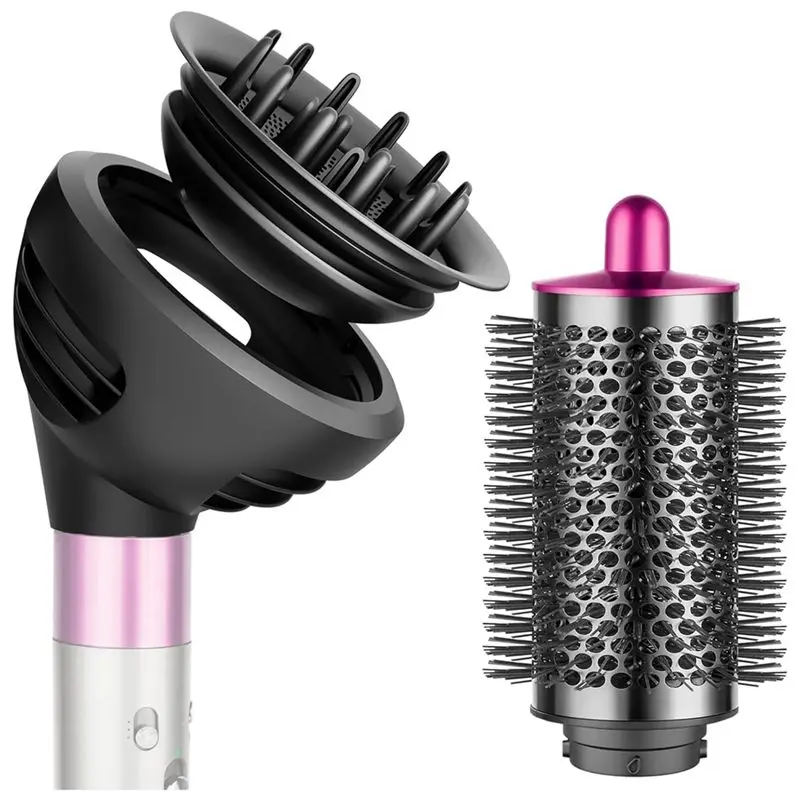 

AEE8-Wave And Curl Diffuser Cylinder Comb For Dyson HS01 HS05 HS08 Two Airflow Dome Or Diffuse Modes Hair Diffuser Attachment