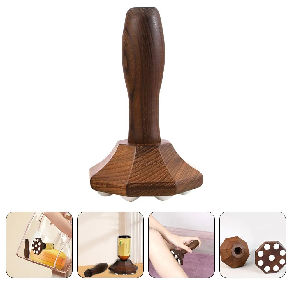 

Wood Massage Body Brush Durable Handheld Roller Suitable for Full Body Massage Muscle Pain Relief and Blood Flow