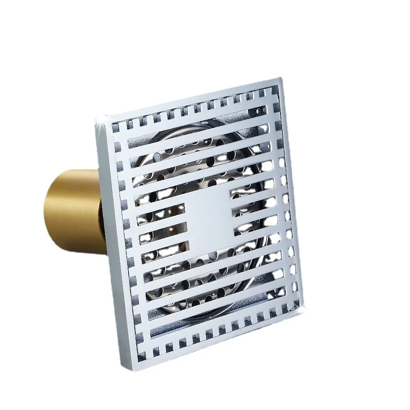 

*Copper Deodorant Floor Drain Shower Room Floor Drain Balcony Washing Machine Three-Way Sewer Deodorant Floor Drain