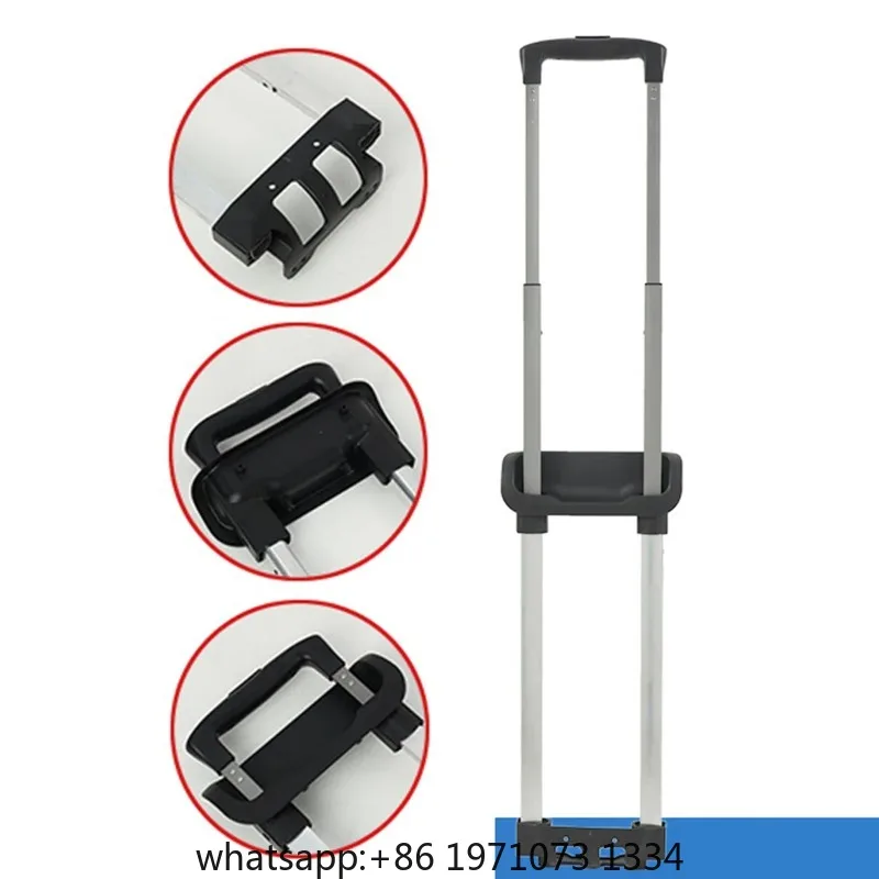 Replacement Telescopic Handle for Suitcase Luggage Universal Pull Out Trolley Extension Handle Repair Spare Parts for Most Trave