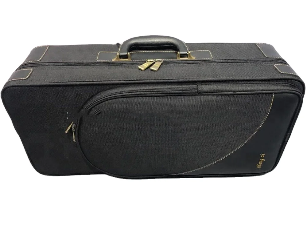 High Quality Alto Saxophone Case, Hard Shell Waterproof Shockproof Saxophone Storage Case with Shoulder Strap for Alto Sax