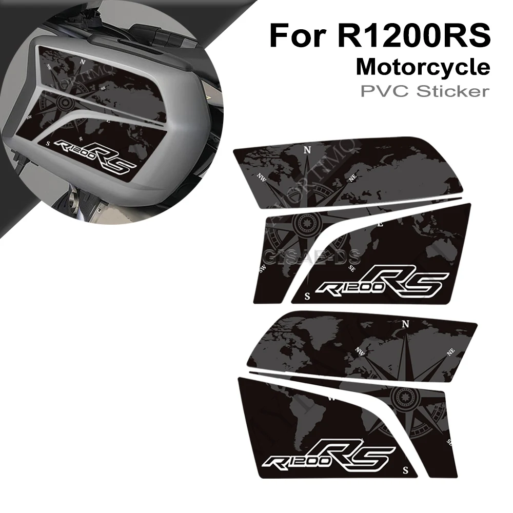 Motor untuk BMW R1200RS R 1200 RS R1200 decal bagasi kasus Panniers pelindung stiker Emblem