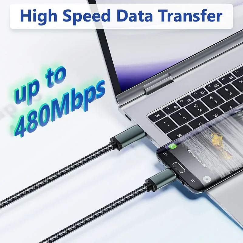 USB C to Micro USB Cable 1M/0.3M Type C to Micro USB Power Charging Cable OTG Data cord for Samsung Xiaomi Huawei