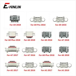 USB Jack Connector Charging Dock Plug Port For Samsung Galaxy A3 A5 A6 A7 A8 Plus A9 Pro 2016 2017 2018 Type-C Charger Socket