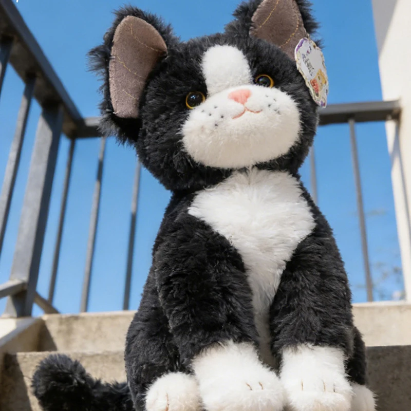 

24-35cm Devon Rex Cat Plush Toy Stuffed Doll Cartoon Cute Pillow Gift for Kids Birthday Room Decoration Ornament Kawaii Xmas