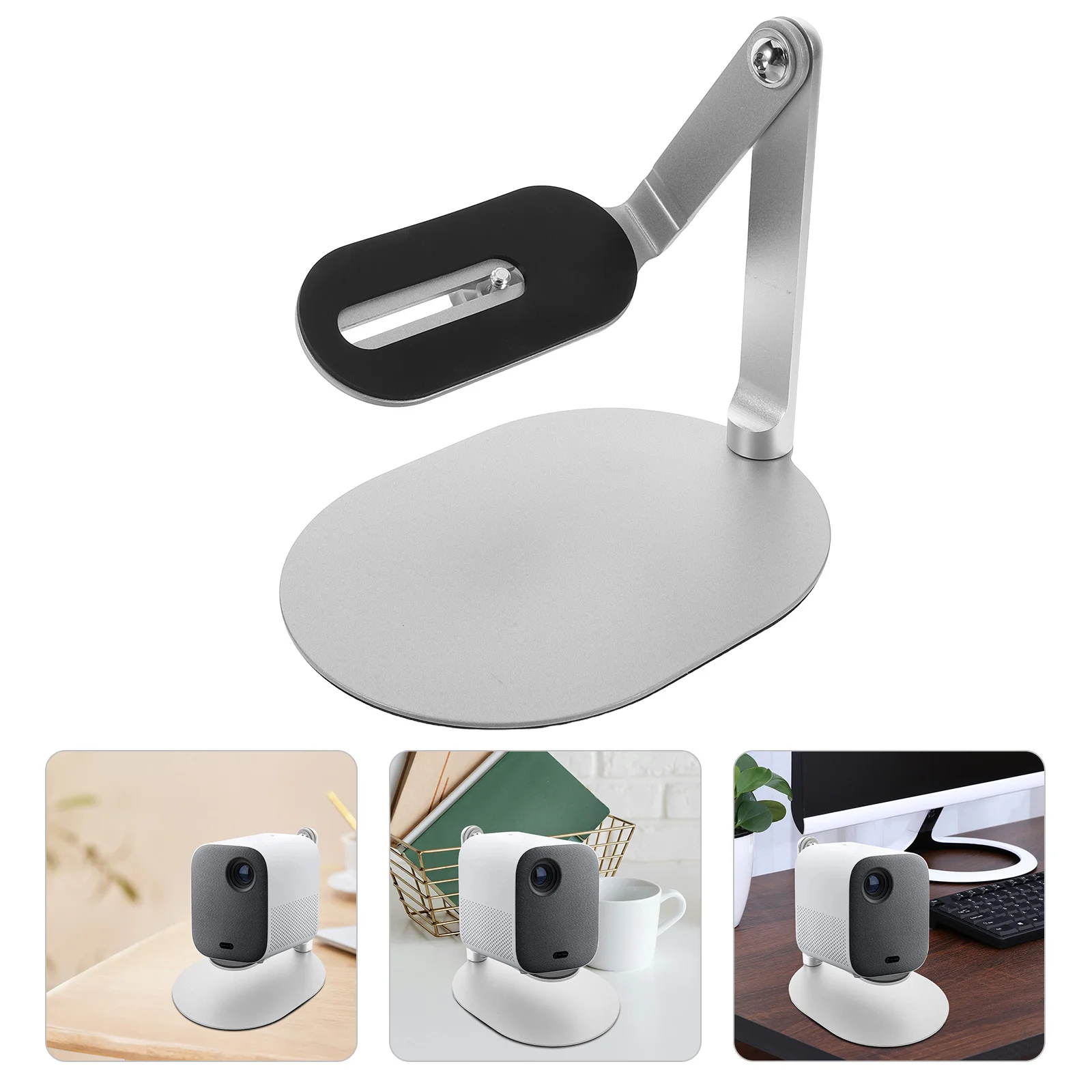 

Projector Stand Rotatable Desk Holder Stable Desktop Projector Rack for Office Home Use Adjustable Angle Support Stand