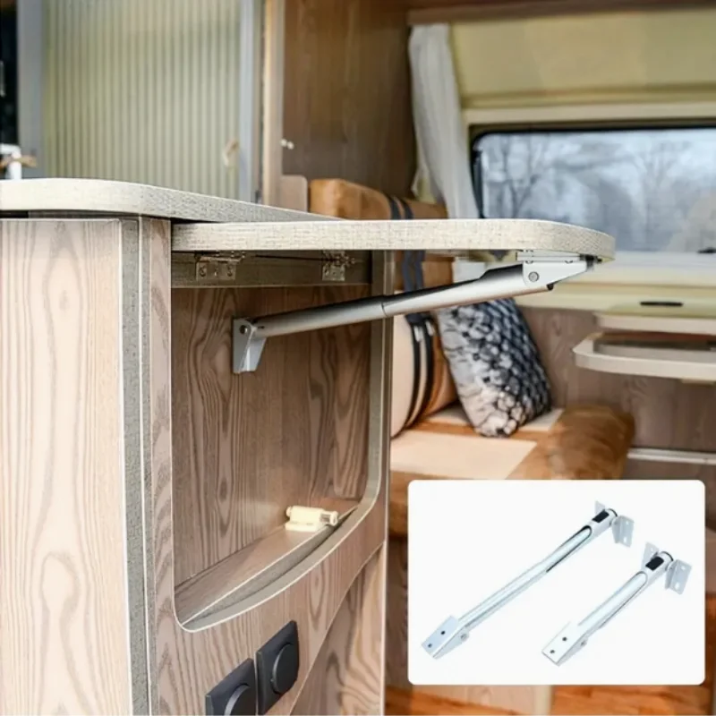 알루미늄 합금 자동 잠금 텔레스코픽 지지대 모터홈 도어 주방 카운터 테이블 확장 지지대 HFX31