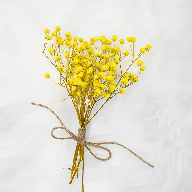 Mini ramo de flores secas naturales, ramillete de flores eternas, decoración del Día de San Valentín, telón de fondo para fotografía, decoración del hogar