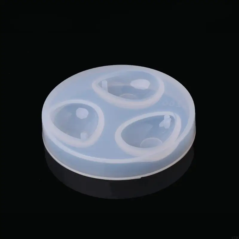 Molde fundición silicona joyería gema U75C para aretes epoxi resina que fabrican moldes fundición forma