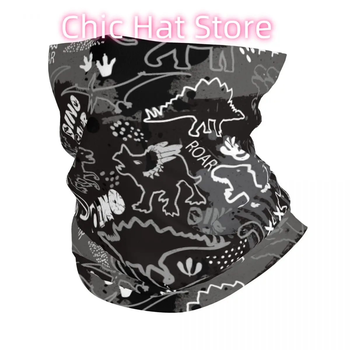 

Повязка на голову с динозаврами, теплая мужская лыжная повязка для бега, шарф-труба, медицинская бандана для лица медсестры, гетры