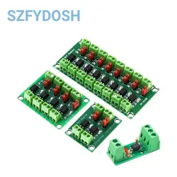 PC817 2 4 8 Channel Optocoupler Isolation Board Voltage Converter Adapter Module 3.6-30V Driver Photoelectric Isolated Module