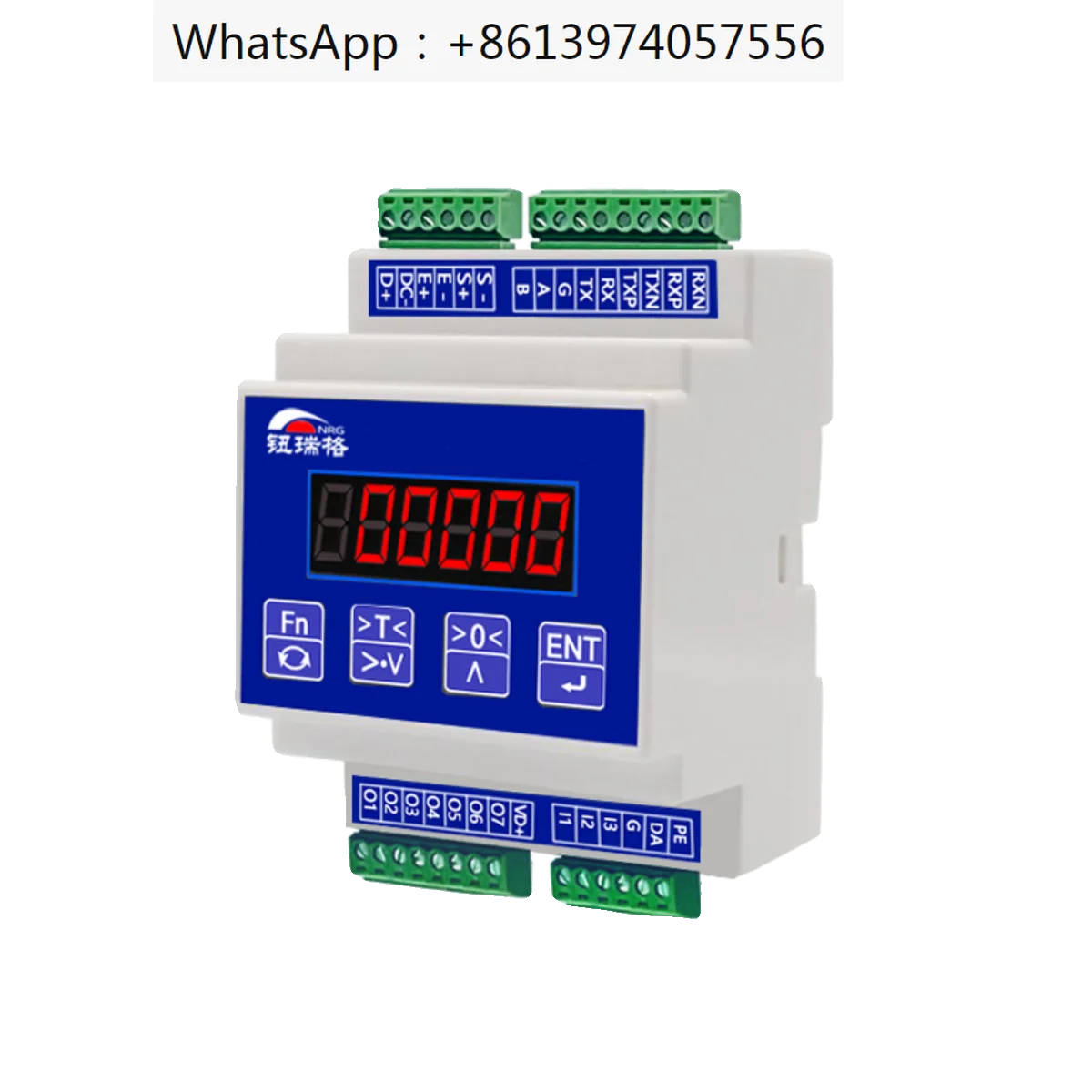 Reduced weight packaging control transmitter with or without a hopper. Weighing module displays LTB1500