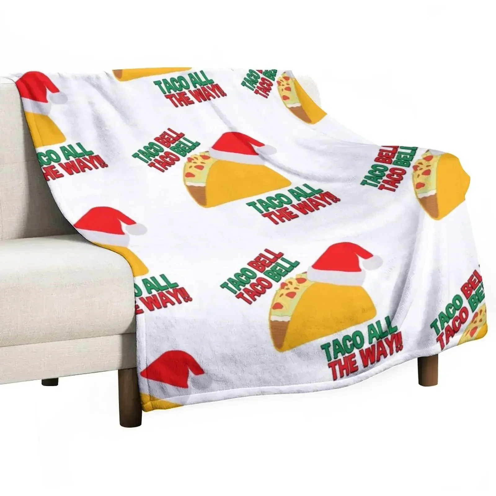 Taco Bell, Taco Bell, Taco All The Way! Throw Blanket Heavy Decorative Sofas for babies Furrys Blankets