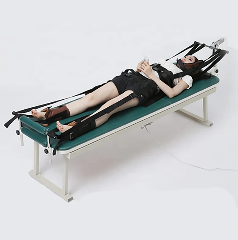 Massage Bed Cervical and Lumbar Electric Traction Bed Cervical Traction Table Back Lumbar Bed Spine