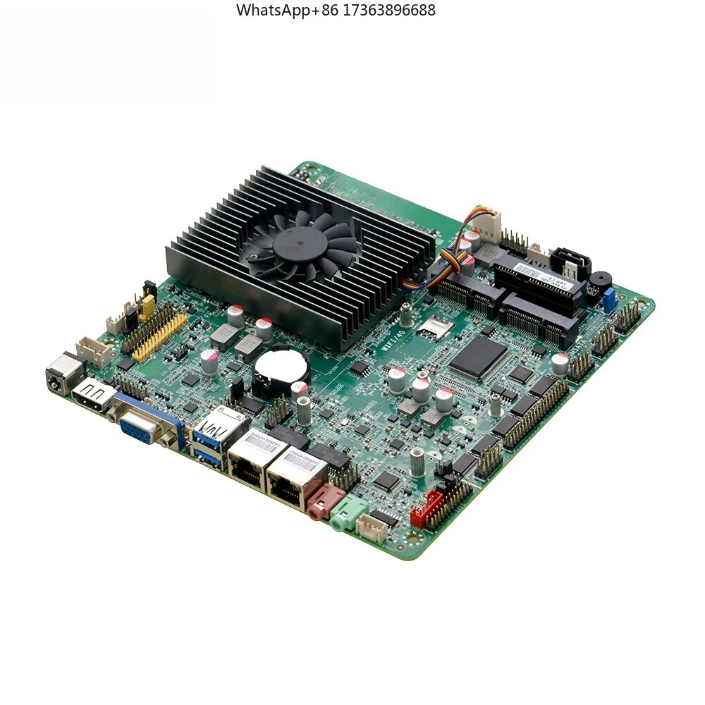 I3 I5 I7 Processor DDR3 MSATA Industrial Mainboard 8 USB 6 COM HD VGA LVDS DC 12V Industrial Mini ITX Motherboard