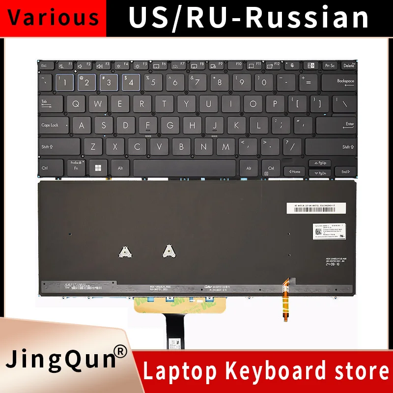 

US/Russian Spanish Laptop Keyboard For Asus Expertbook B5 B5402 B5402F B5402EA B5402FBA B5402C B5402CBA B5402CEA B5402CVA