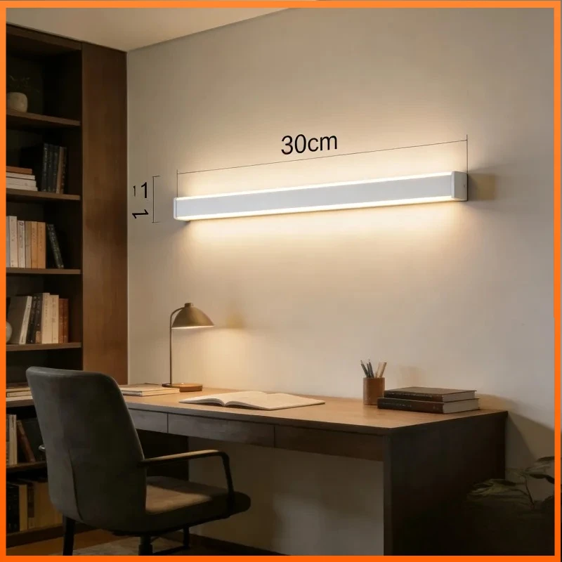 

30CM Wireless Rechargeable LED Night Lights Motion Sensor Lights Closet Kitchen Lights Bedroom Sensor Light Cabinet Stair Light