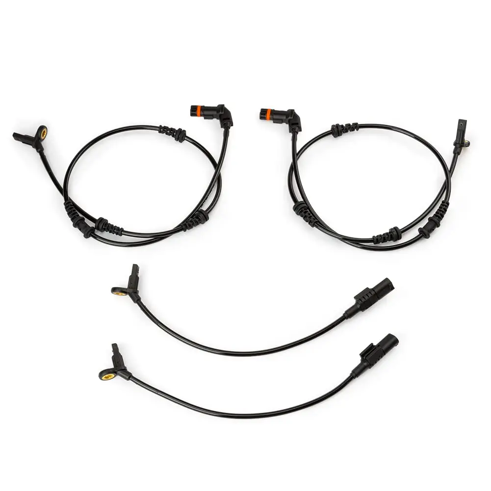 Датчик скорости колес ABS, передний и задний, 4 шт., 1645400717, 1645400917, для Mercedes-Benz ML320, ML350, ML450, ML500, ML550, ML63, AMG R320, R35