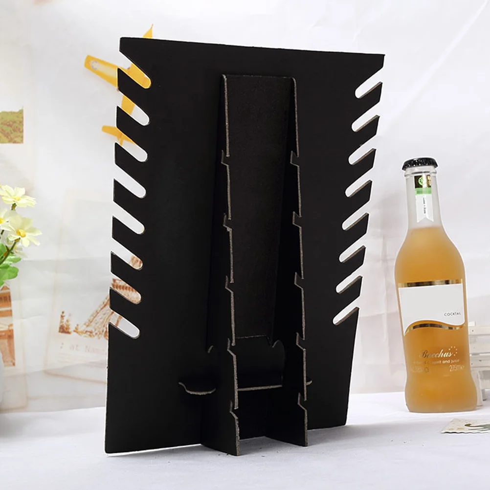 

Rectangular Black Flocking Jewelry Display Stand Holder For Necklace Pendant Storage Organizer Scratch Resistant Protection
