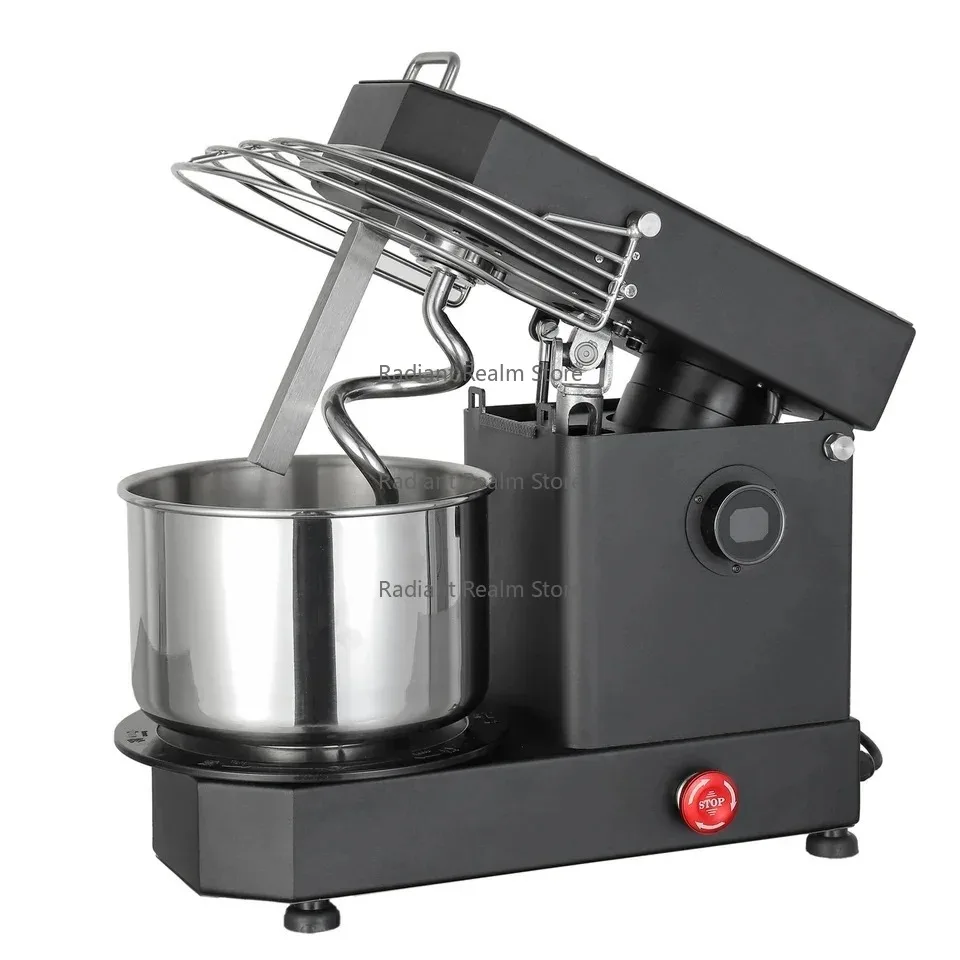 Mini-Tischmixer – 5 l/10 l/12 l/15 l Fassungsvermögen, 5 kg/3 kg Spiral-Brotteigmixer mit Zubehör