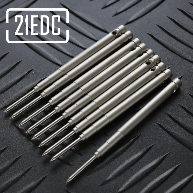 

21EDC Pen Refill G2 Tactical Equipment Bearing Tungsten Steel Accessories Metal Unwritable In Paper