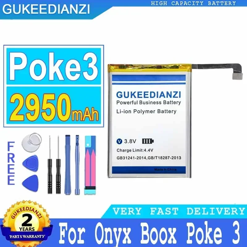 Replacement Mobile Phone Batteries For Onyx Boox Poke 2 3, Poke3 Poke2 High Capacity Portable Battery