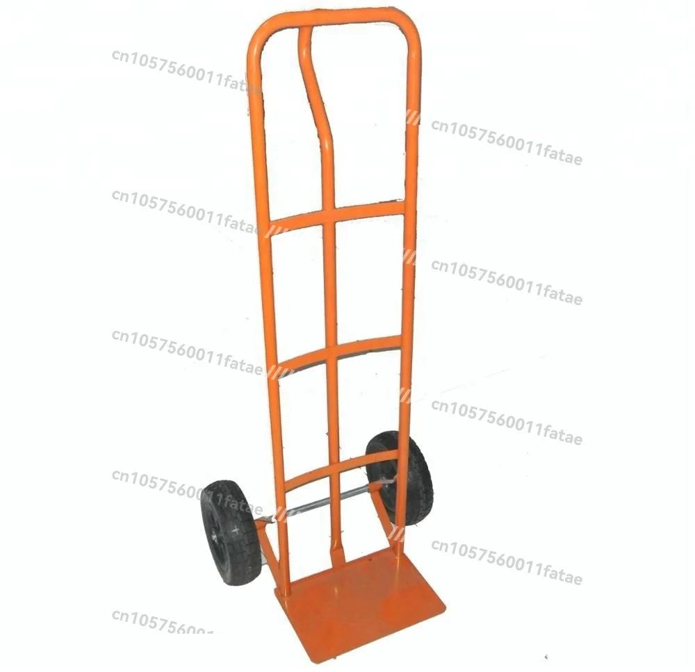 

HT1805 Heavy Duty Steel Trolley Trolley, Load Capacity 200kg 10x3.5 Inch Pneumatic Wheels