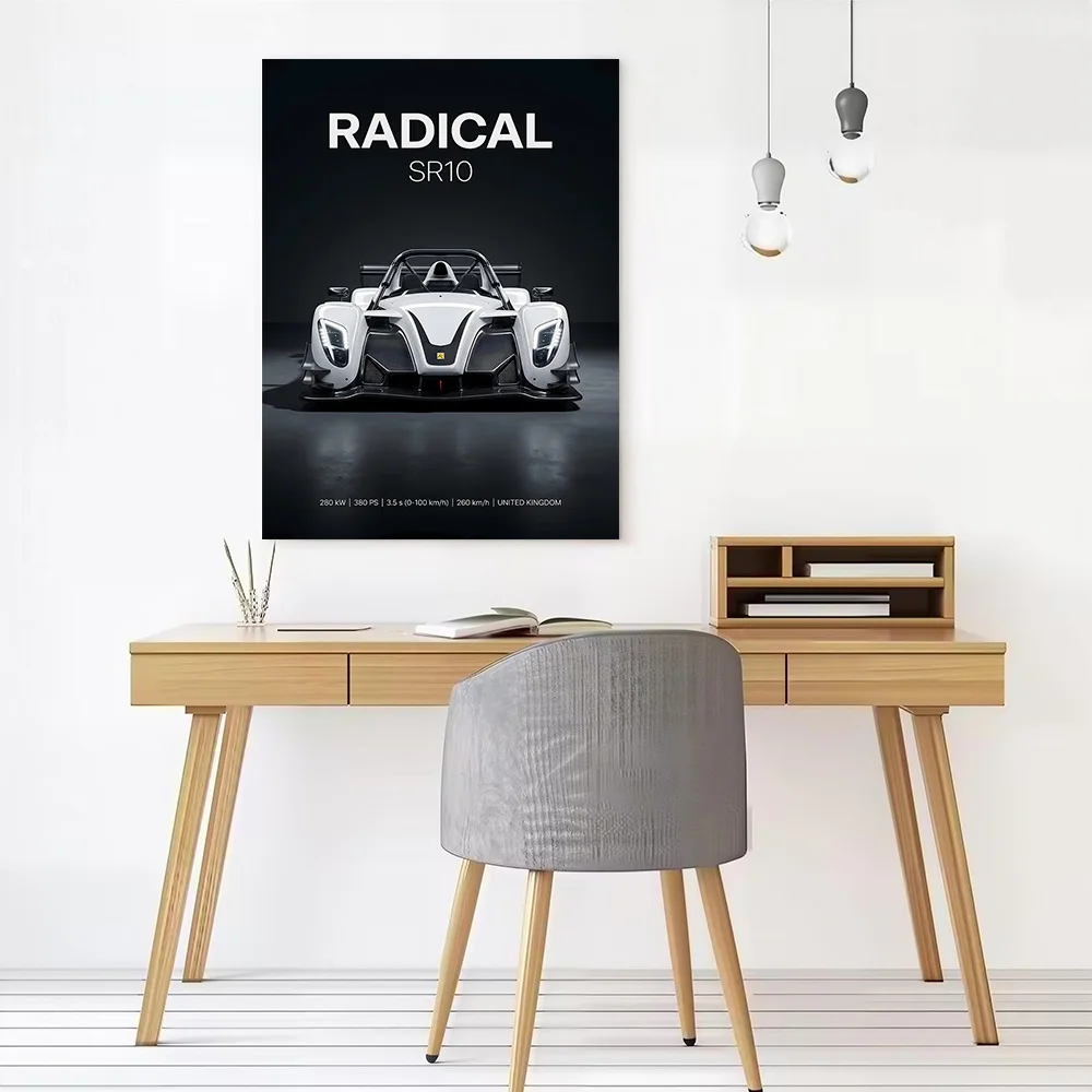 Radical SR10 Race Car Canvas Poster Wall Art Customizable High Quality Printed Picture for Bedroom Decoration Home Decor Luxury