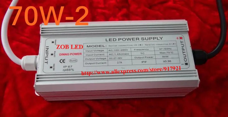 70w led driver DC54V,1.5A,high power led driver for flood light / street light,constant current drive power supply,IP65