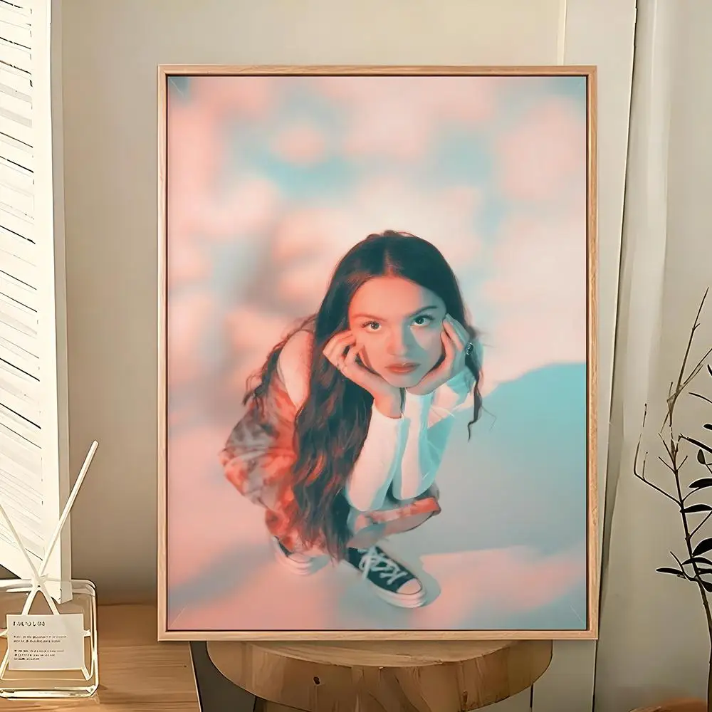 Musik Olivia Rodrigo Pop-Sängerin Poster PP Dekoratives Poster Wasserfester Druck Apartment Studentenwohnheim Büro Café Geschenk – Detail 11
