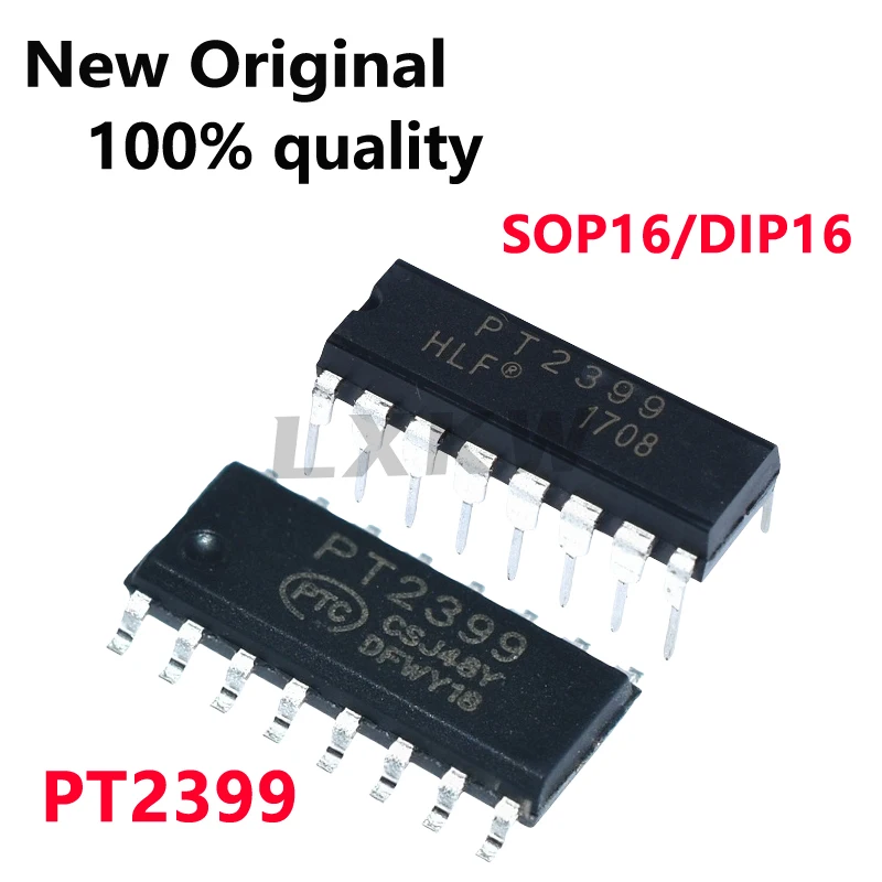 20/PCS New Original PT2399 DIP16 SOP16 Audio digital reverberation processing chip In Stock