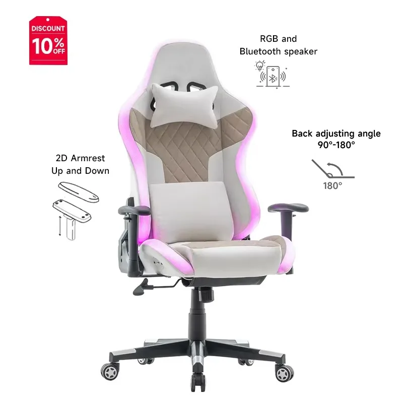 Mesa para Jugadores con Masajeador, Mesa de Oficina para Jugadores, Silla de Juego para Adultos con Diseño de Escorpión