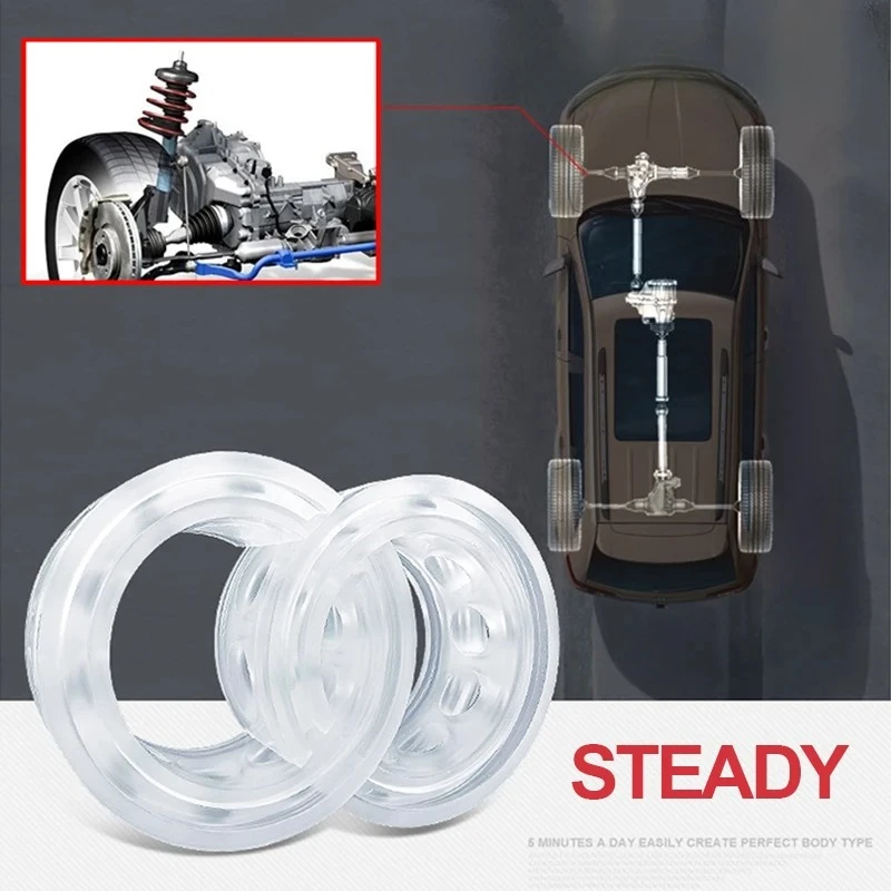 Car Shock Absorber High Performance Spring Bumper Urethane Cushion Buffer Kit Vibration Noise Reduction Universal for All Auto
