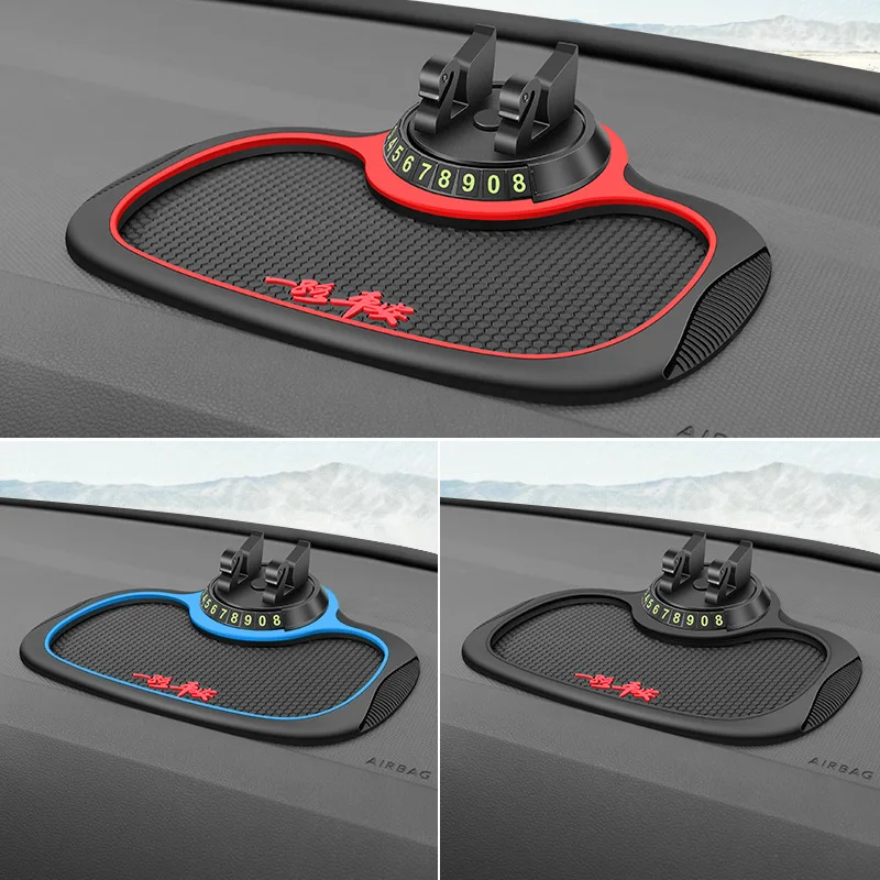 3In1 Car Anti-Slip Mat Auto Phone Holder Non Slip Sticky Anti Slide Dash Phone Mount Silicone Dashboard Car Pad Mat Wholesale