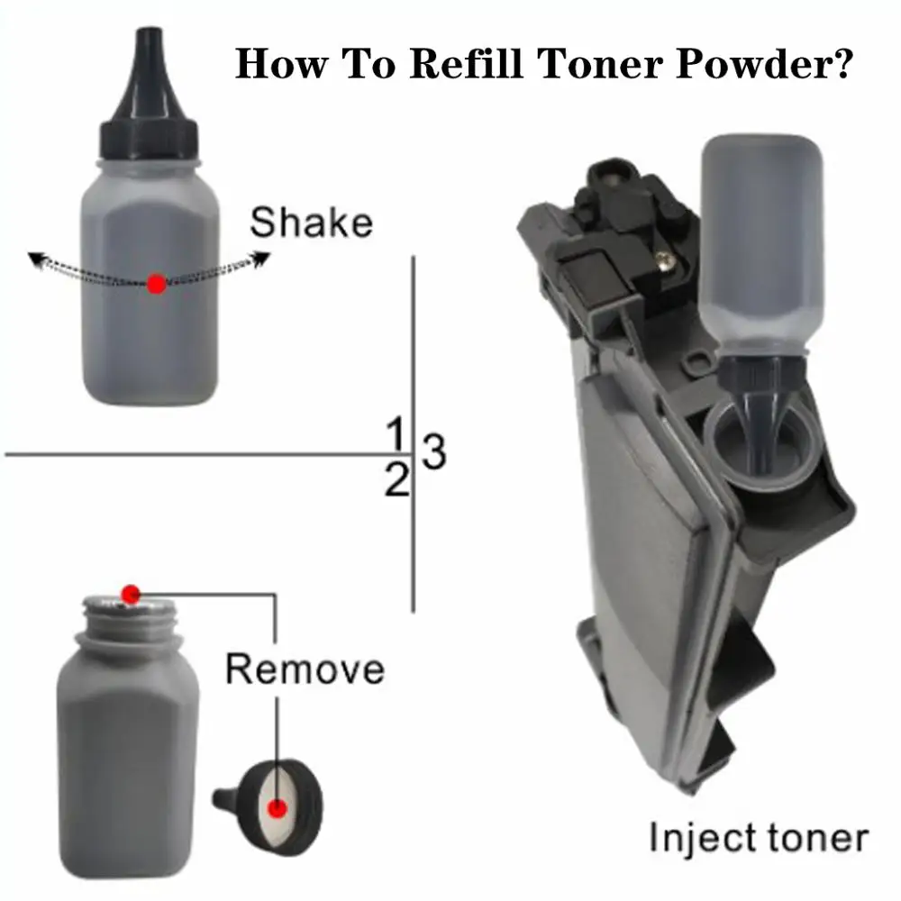 100g Tonerpulver-Nachfüll sätze Staub für HP Laser jet Pro m102/m102a/m102w/mfp m130/m130a/m130fn/m130fw/m130nw cf217a 17a 217a