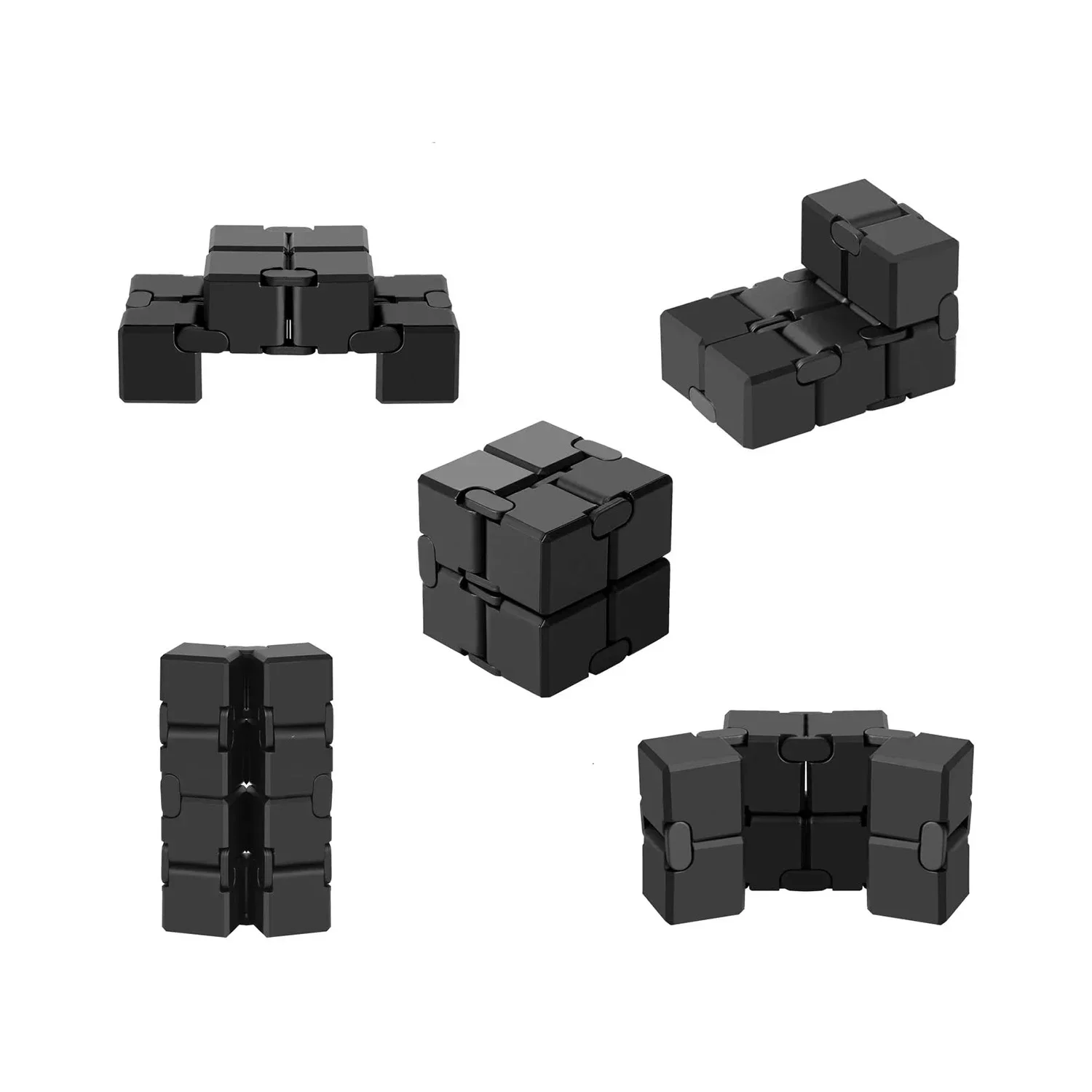 Legierung & Kunststoff Infinity Cube Fidget-Spielzeug Ultra-Langlebiger Sensorischer Stressabbau für Erwachsene & Kinder Angstlösendes Geschenk – Detail 4