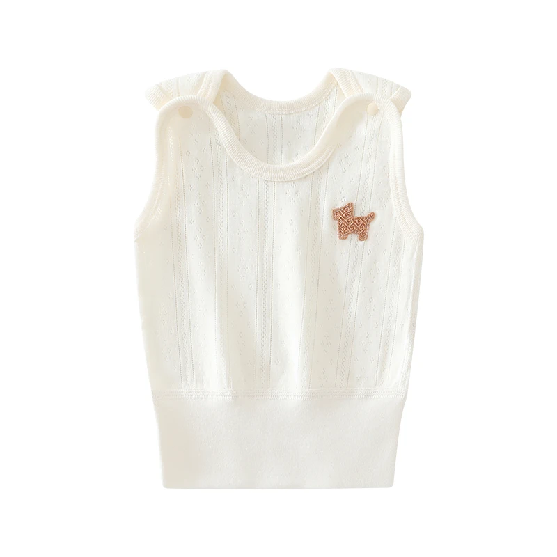 Baby Clothes, Summer Thin Belly-Protecting Vests, Baby Clothes, Sleeveless Suspenders, Newborn Breathable Air-Conditioned Clothes, Pajamas