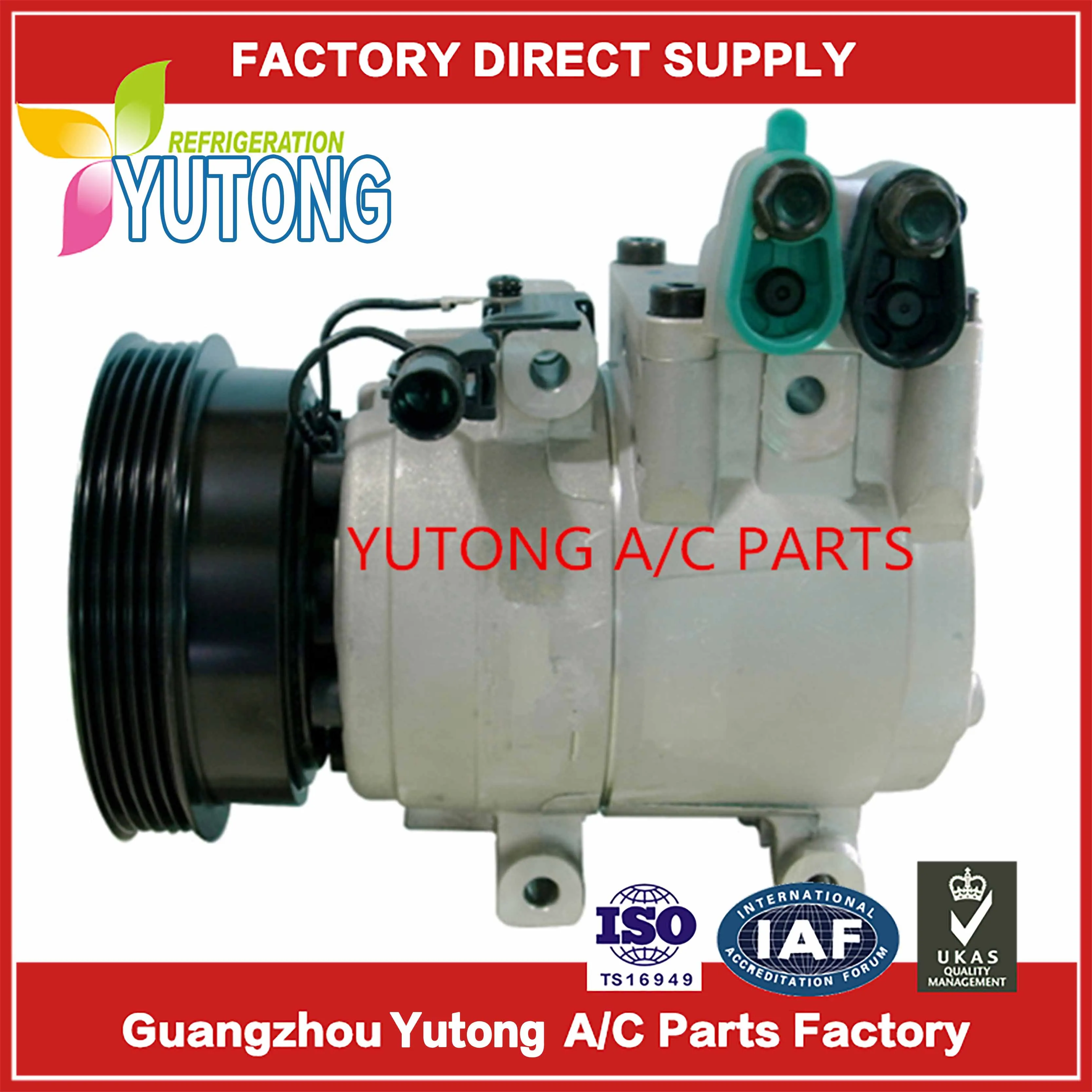 

For Hyundai Accent Getz acento HS15 5PK A/C Compressor F500-DEYQA-02 F500-KP5DA-01 F500-KP5DA-02 F500-KP5DA-03 QCVBB-01 97701-