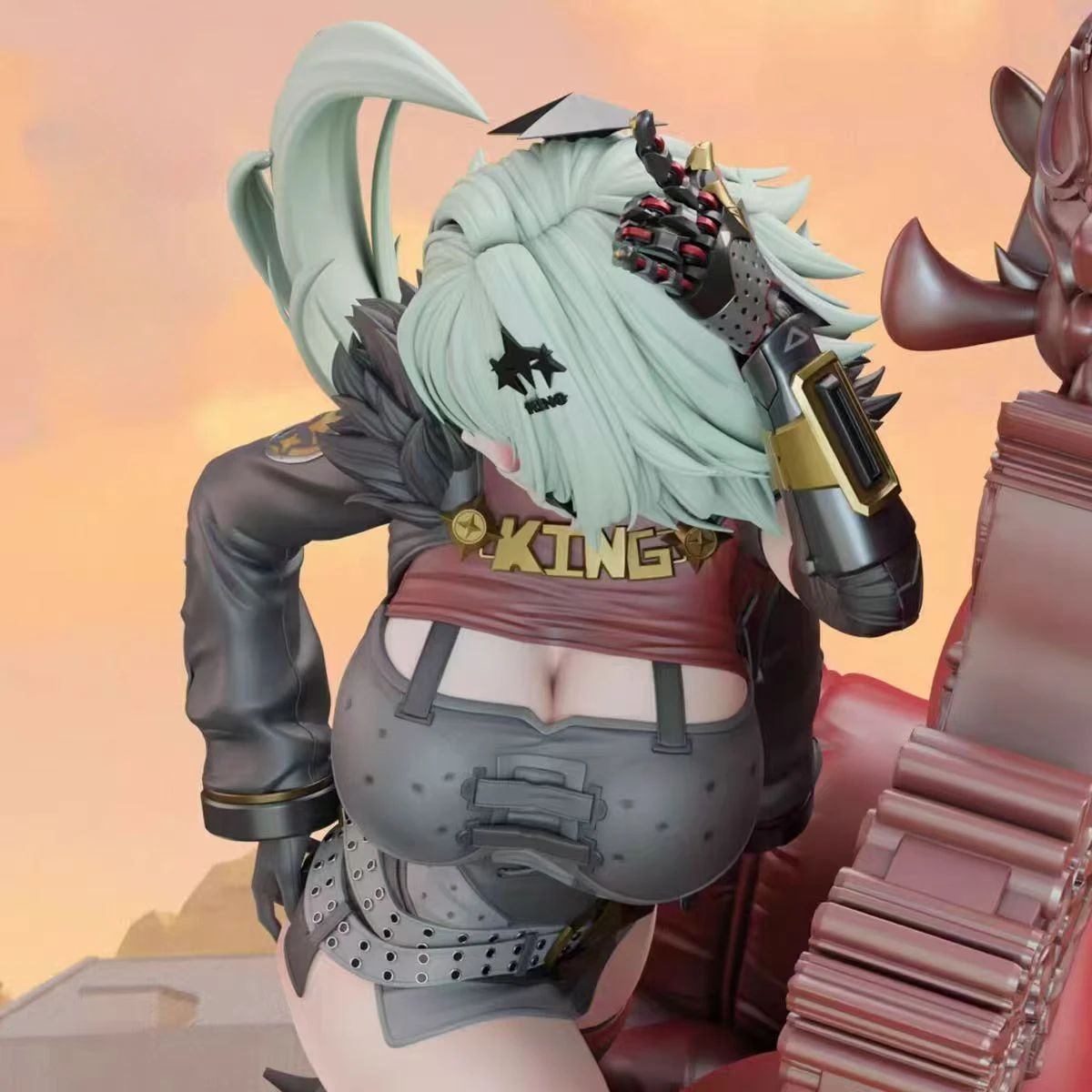 【Prévenda】Zenless Zone Zero Cesar Figuras de ação Escultura de personagens de jogo Figuras de estátua de anime Modelo colecionável de desenhos animados