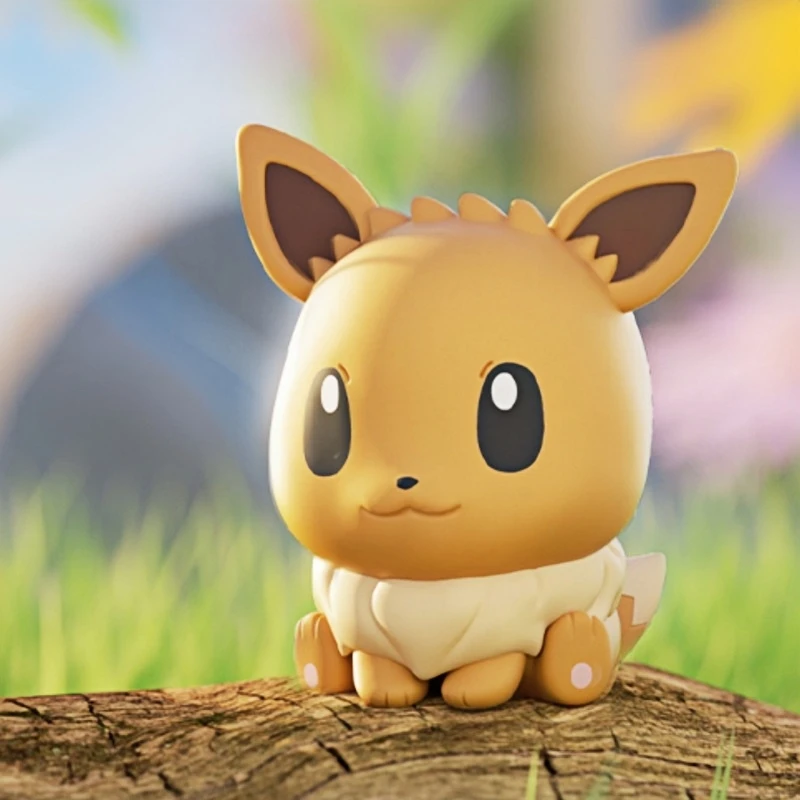 Pokemon Anime Poke Ball Actionfiguren Minipuppen von Dragonite Sylveon Gengar Vulpix von echtem Originalmodell Ornament Spielzeug Geschenk