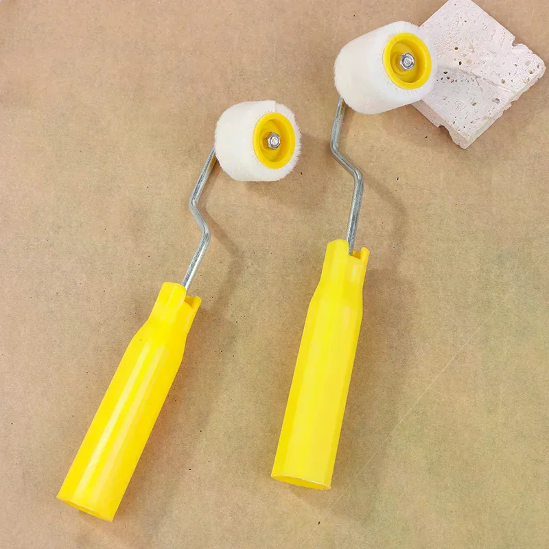 Rouleaux de peinture pour portes et plafonds, brosses en laine, mini-rouleau de retouche pour bordures, brosse de réparation murale, mini-rouleau de peinture