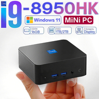 Portable Gaming Mini PC Intel Core i9 8950HK Mini PC windows 11 16GB DDR4 512GB 1TB 2TB SSD WiFi 6 4K Mini Computer PC Desktop