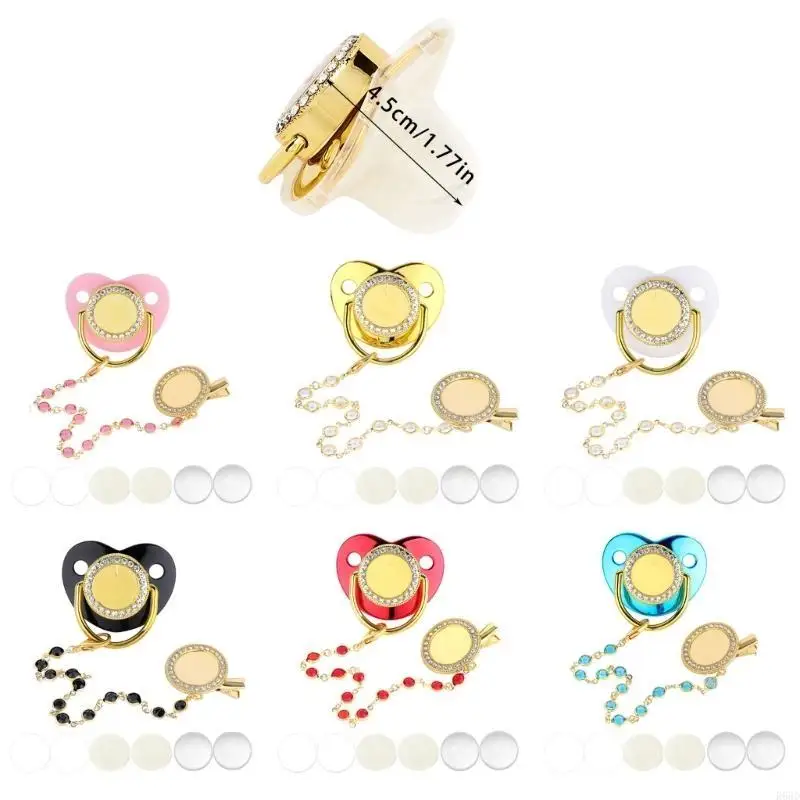 R66D لتقوم بها بنفسك التسامي مصاصة الطفل الفارغة المألوف مهدئا الحلمة آمنة سيليكون الحلمة الإغاثة العاطفية لمدة 6 أشهر الرضع