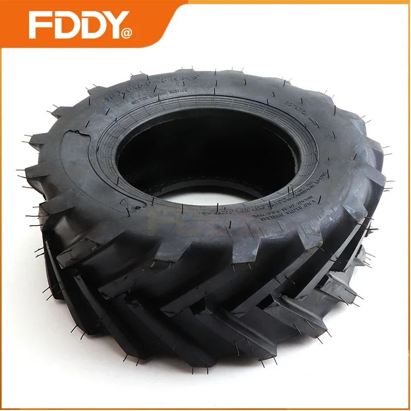 

Шина FDDY 16x6.50-8 Super Lug для газонокосилок и тракторов, 4-слойная бескамерная всесезонная шина для сельскохозяйственной техники