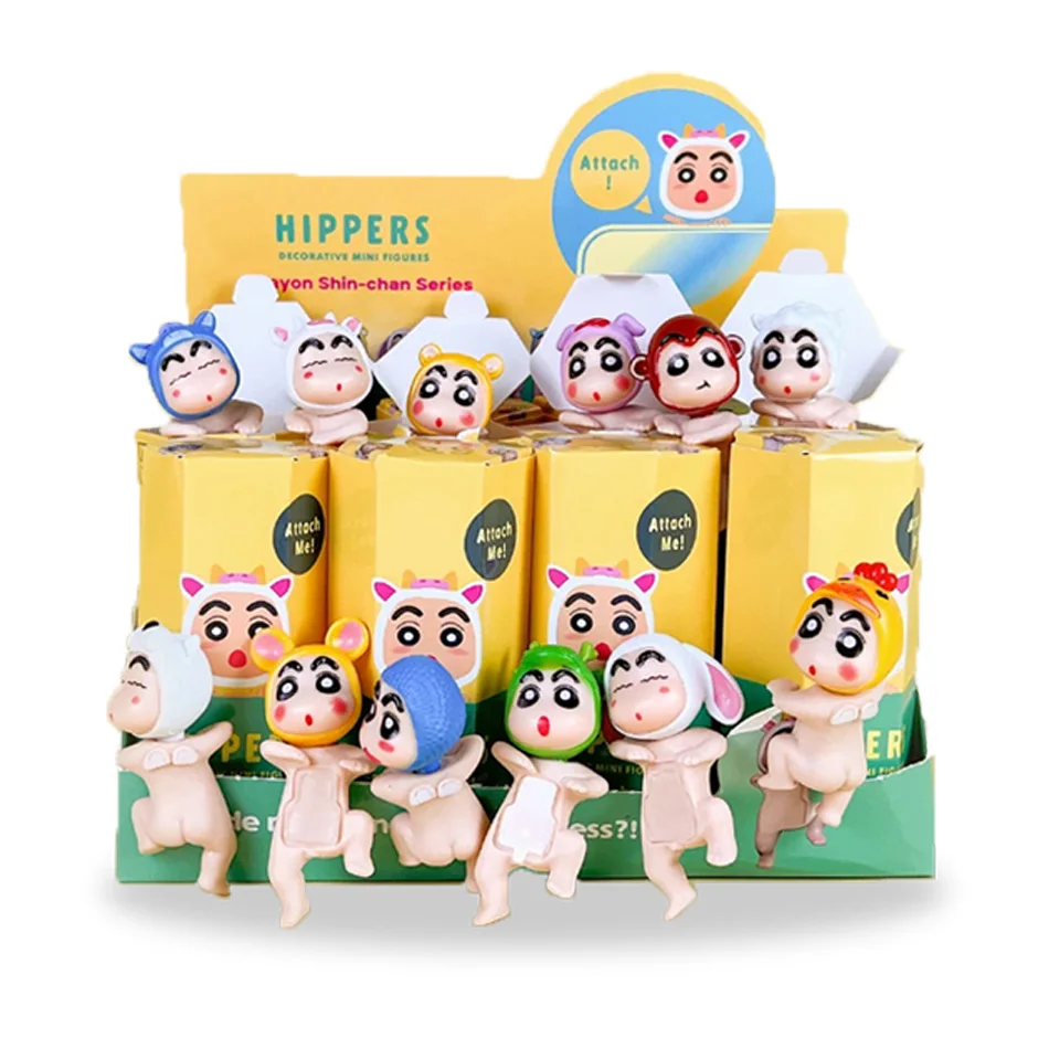 クレヨンしんちゃん アニメ ブラインドボックスセット 可愛い日本の女の子向けおもちゃ バレンタインデーギフト ミステリーフィギュア人形