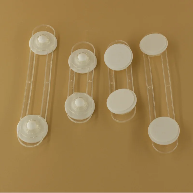 10個のベビー安全引き出しロック、透明&調節可能、キャビネット/引き出し用、子供の挟み込みを防止