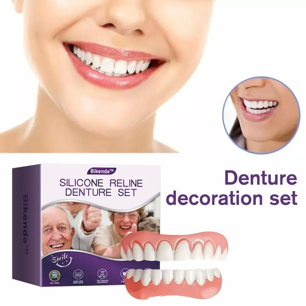 ชุดตกแต่งฟันปลอม Perfect Laugh Veneers ฟันปลอมวางฟันปลอมวงเล็บตกแต่งชุดฟันปลอม 