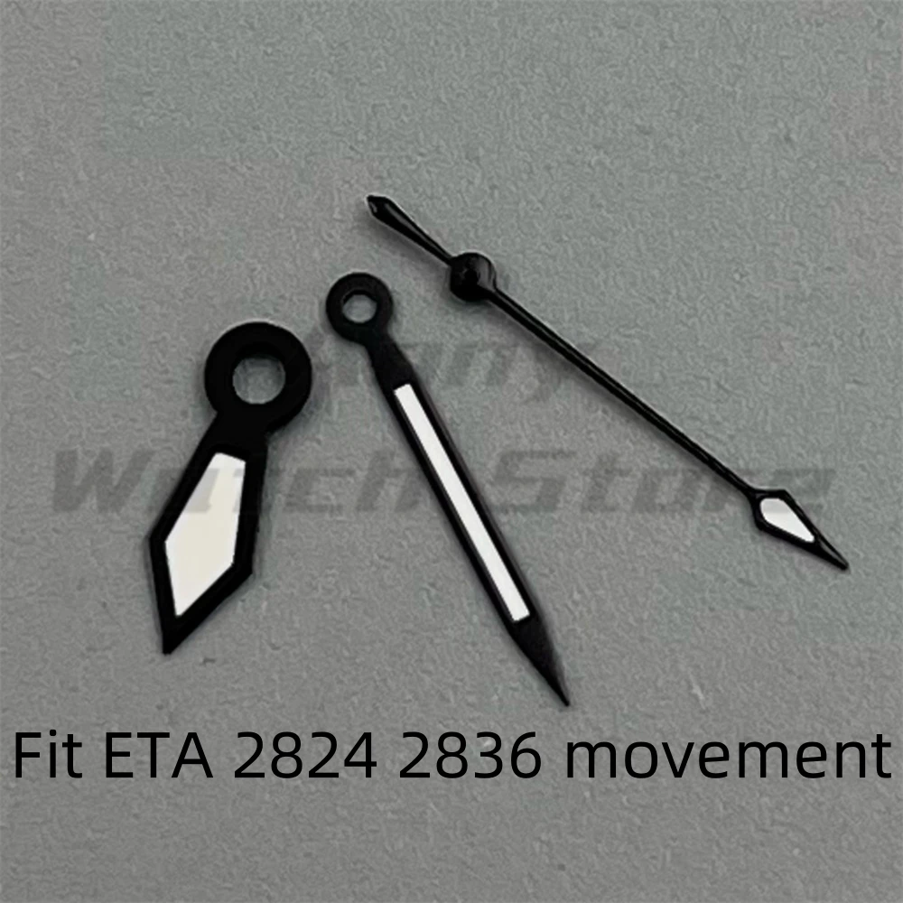 Silver Black Yellow Red Watch Hands Luminous Fit NH35 NH36 ETA 2824 2836 Miyota8215 8205 821AMingzhu DG2813 3804 PT5000 Movement image 3
