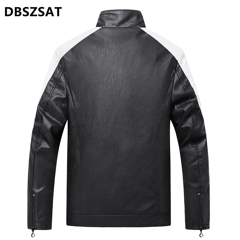 Men Leather 2025  Jackets Blazers Jackets Coats New Fashion Male Slim Fit PU Leather Overcoats Blazers Jackets Coats Size 6XL