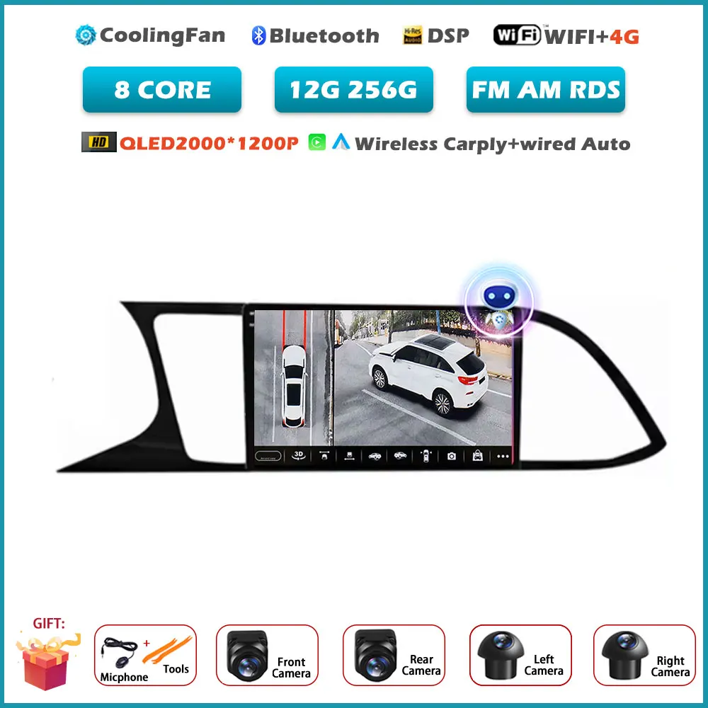 Voor Seat Leon MK3 5F 2012-2018 Carplay DSP 4G WIFI Android Alles In Een Auto Intelligent Systeem Autoradio video GEEN 2DIN DVD